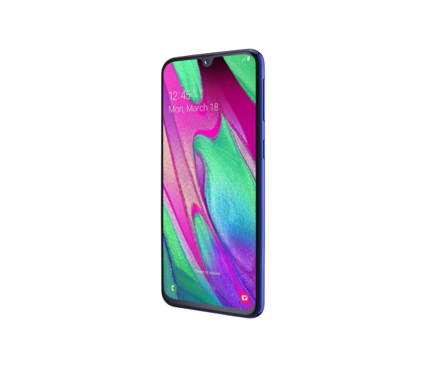 SAMSUNG Galaxy A40 Niebieski (A405F) - 487566 - zdjęcie 4